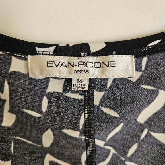 Evan-Picone Classic Wrap Dress Size 14 - Picture 6 of 7